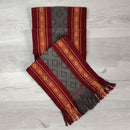 Handwoven Table Runner: Diamond Pattern