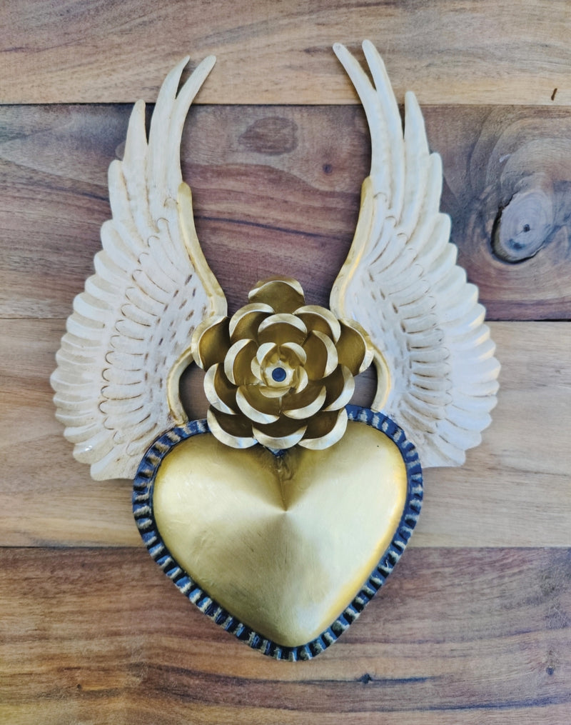 Corazon Dorado with Wings