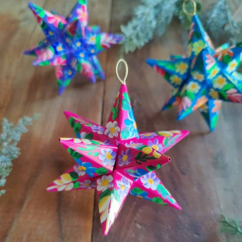 Floral Star Ornament