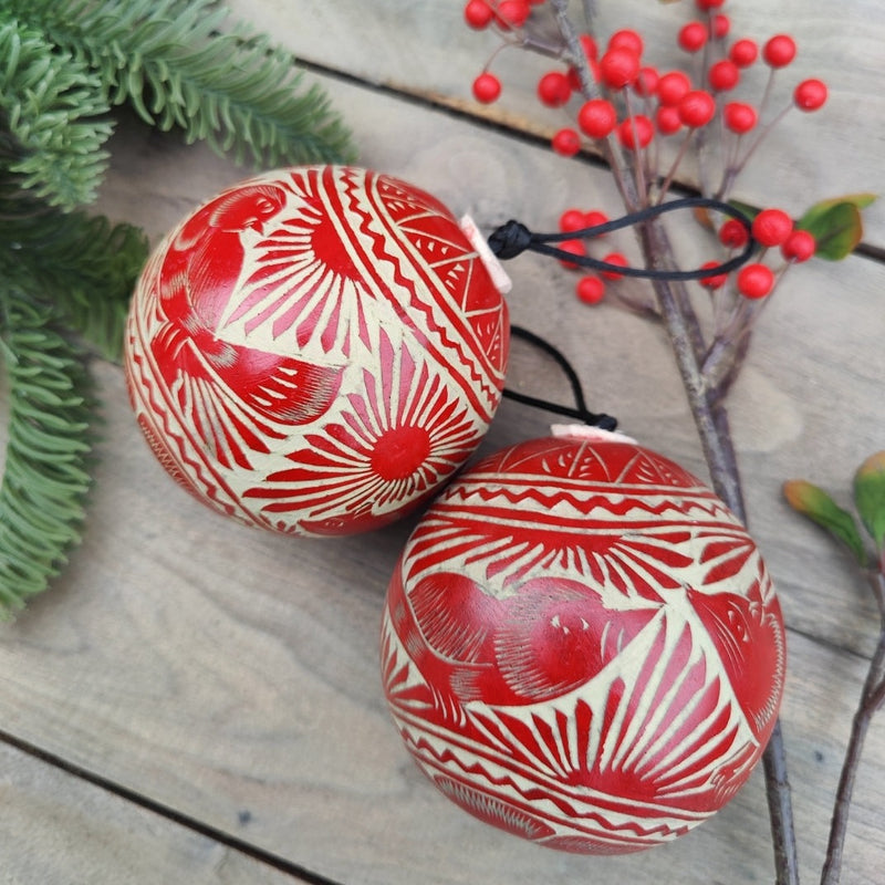 Jicara Ornaments Set of 2