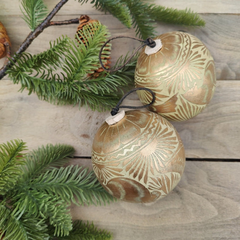 Jicara Ornaments Set of 2