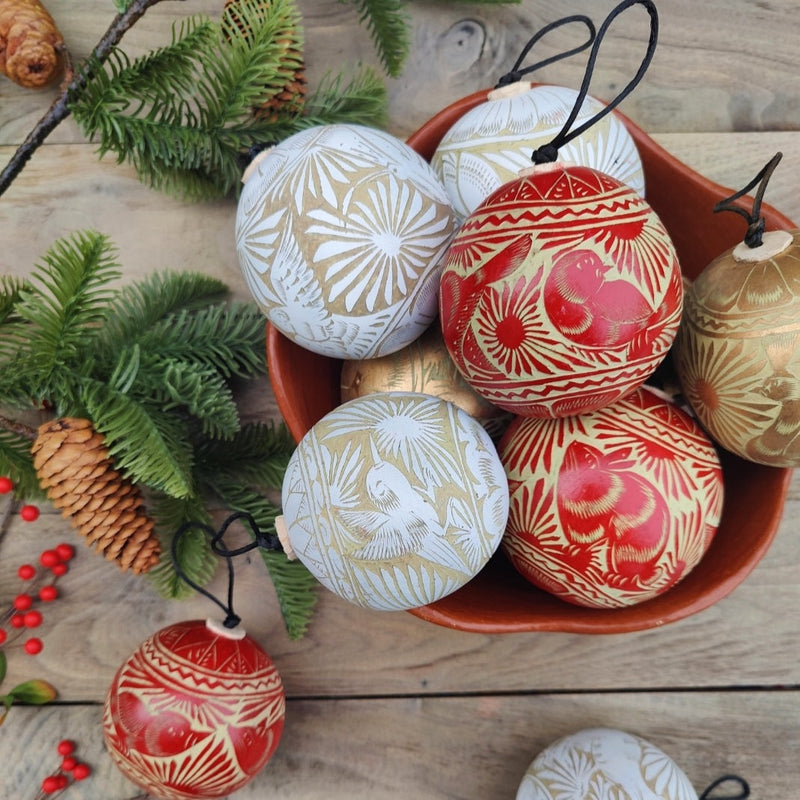 Jicara Ornaments Set of 2