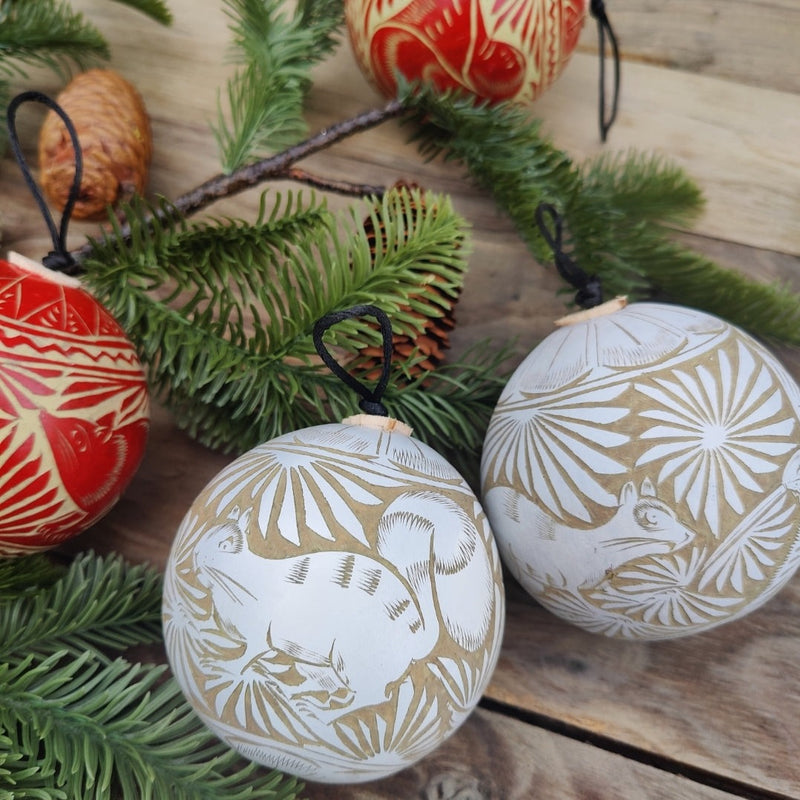 Jicara Ornaments Set of 2