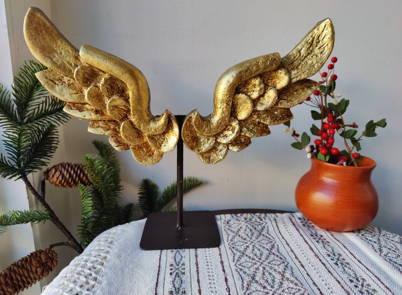 Wooden wings w/base