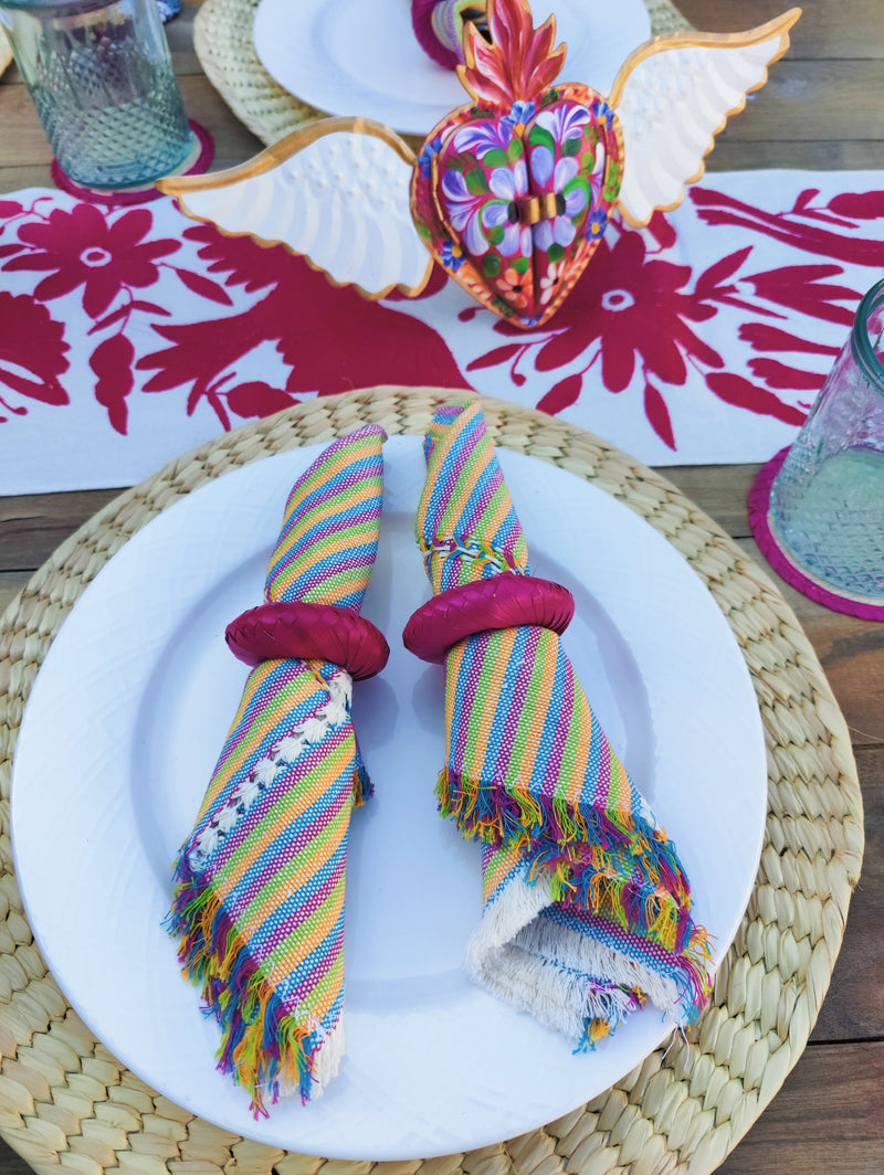 Napkin Set: palm rings
