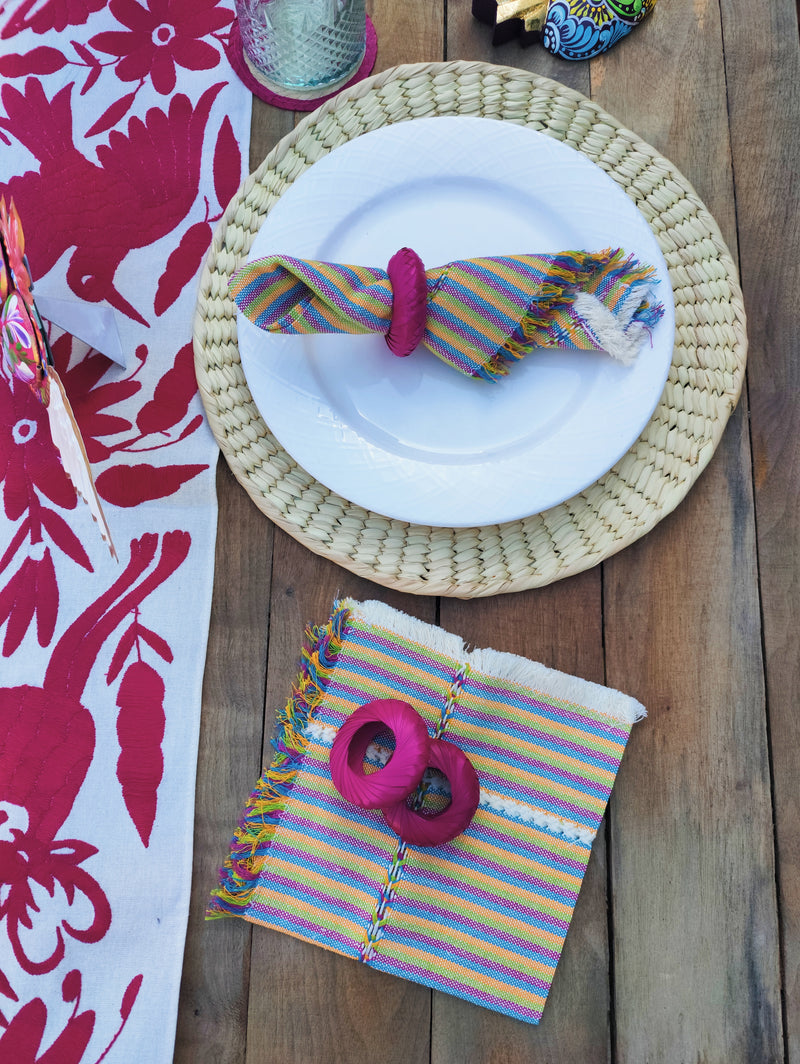 Napkin Set: palm rings