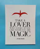 Art Print: Frida Quote