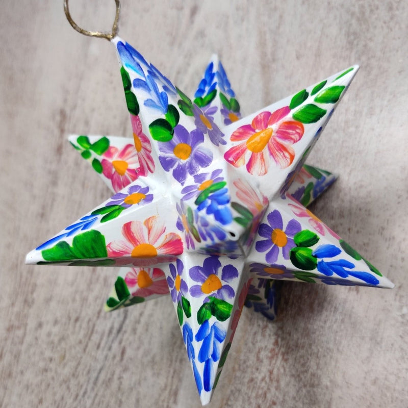 Floral Star Ornament