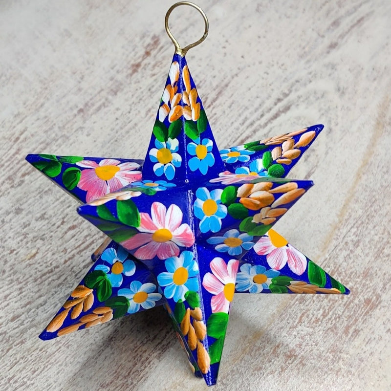 Floral Star Ornament
