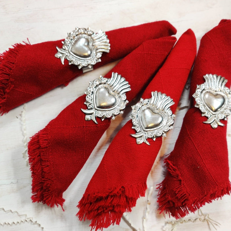 Napkin Set Red