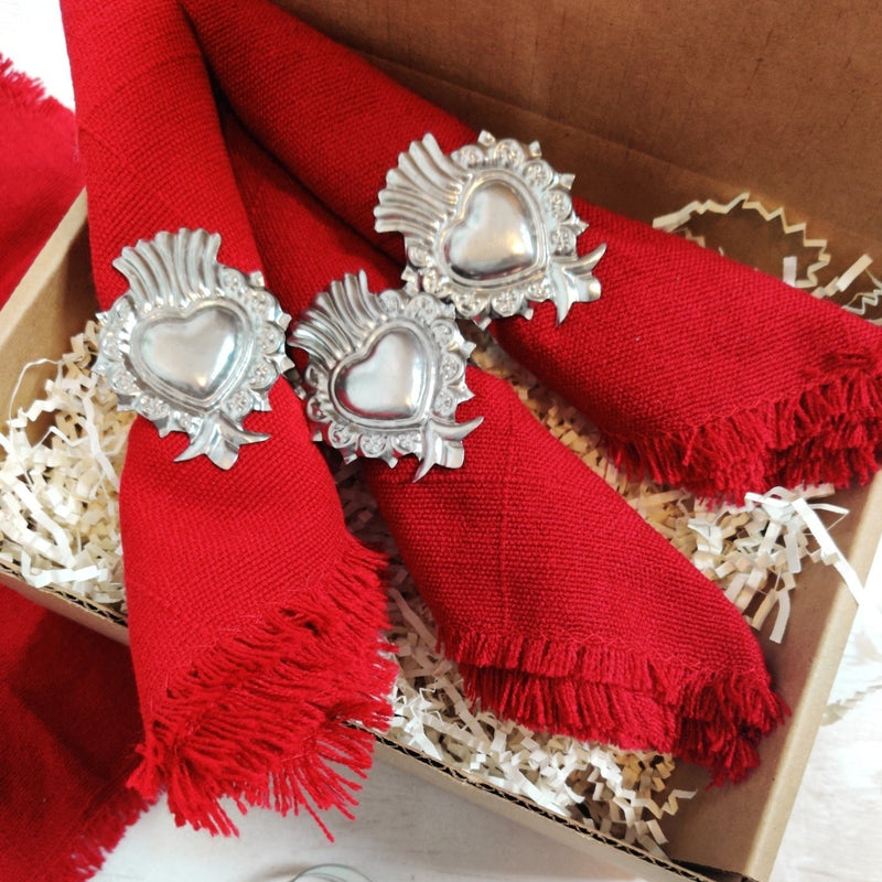 Napkin Set Red