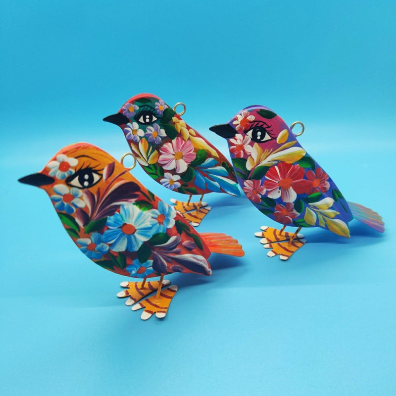 Decorative Bird with Flowers