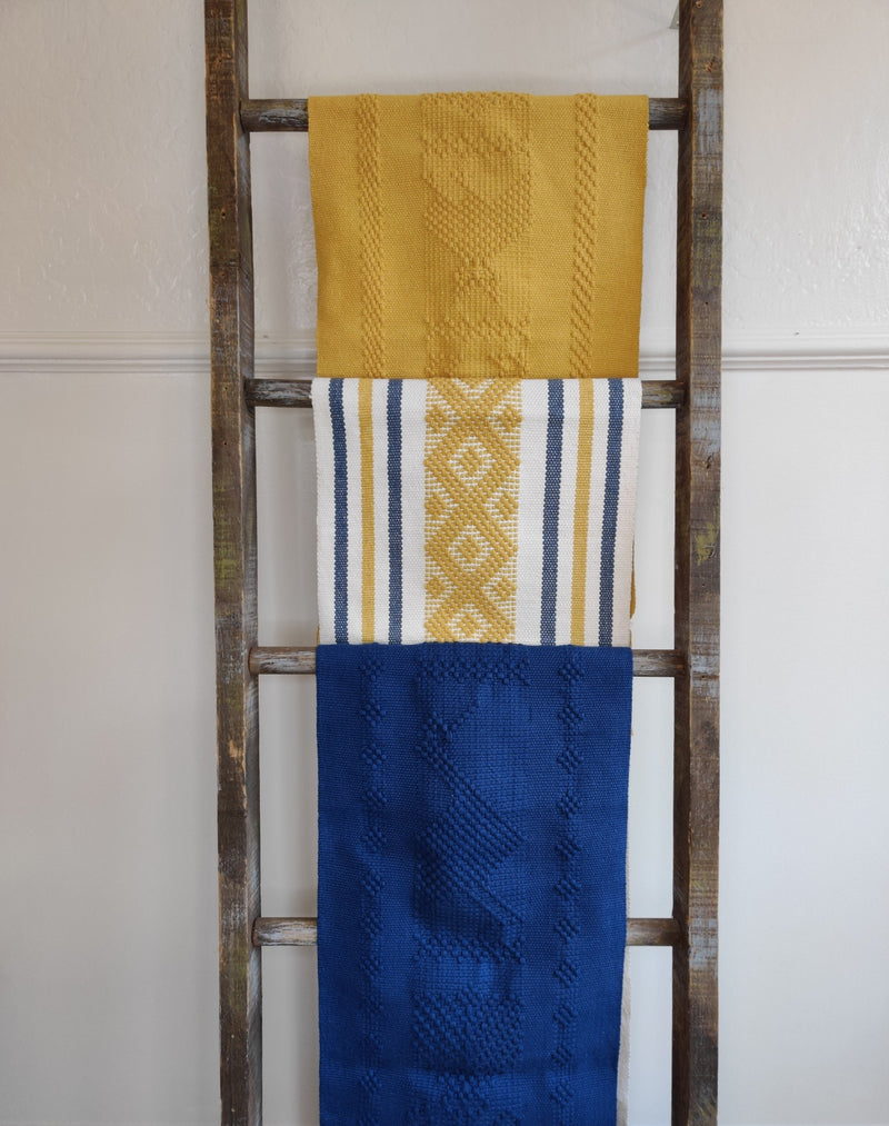 Handwoven Table Runner: Solid Colors