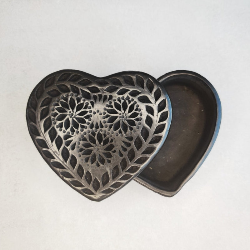 Corazon Jewelry Box-Barro Negro