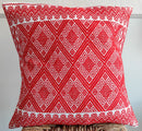 Embroidered Pillow Cover