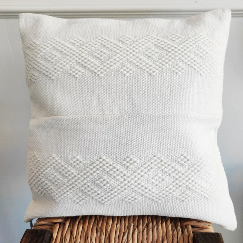 Handwoven Oaxaca Textured Pillow Cover