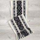Handwoven Table Runner: Diamond Pattern