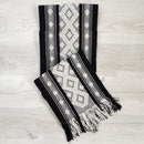 Handwoven Table Runner: Diamond Pattern