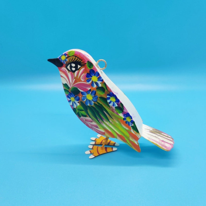 Decorative Bird with Flowers