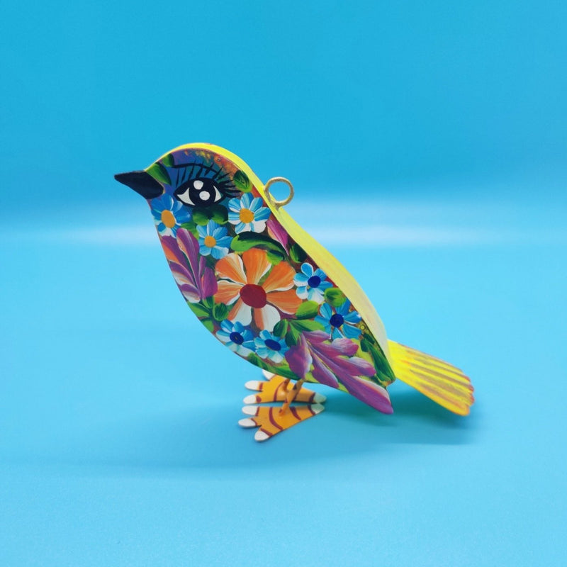 Decorative Bird with Flowers