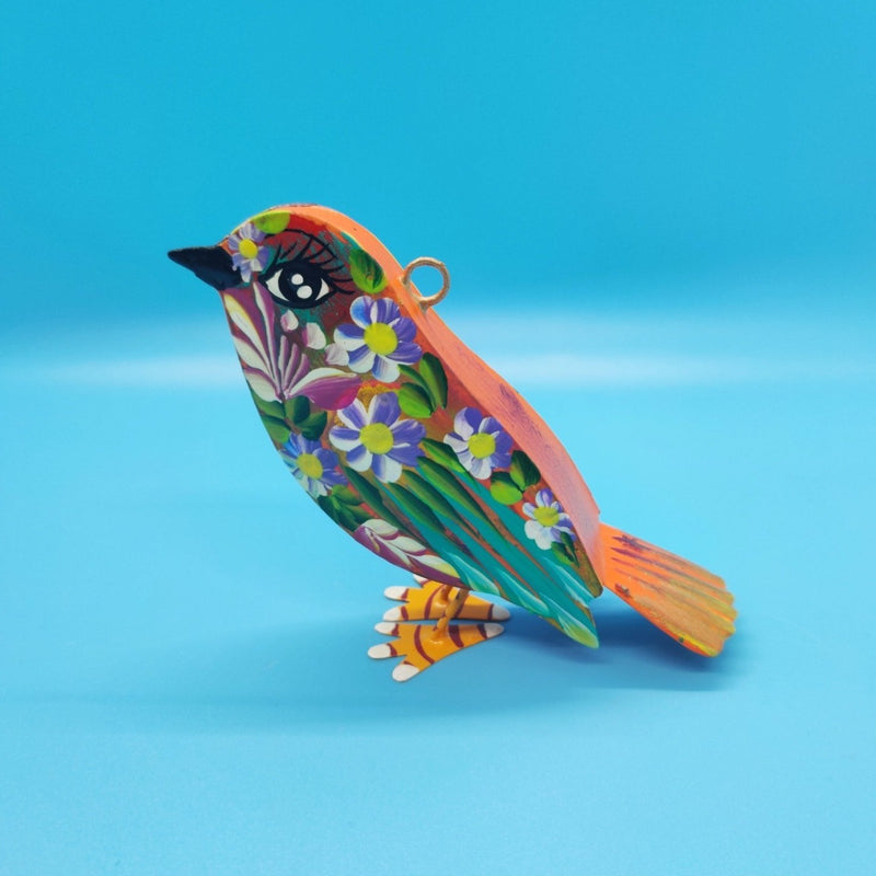 Decorative Bird with Flowers