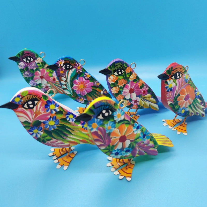 Decorative Bird with Flowers