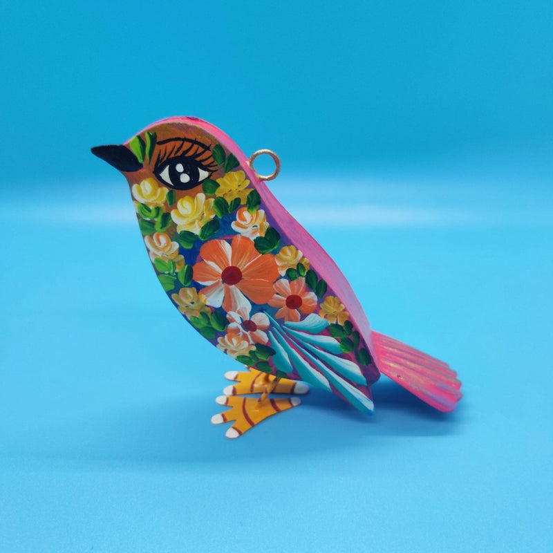 Decorative Bird with Flowers