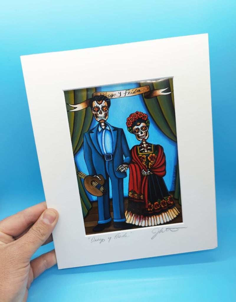 Frida and Diego Art Print