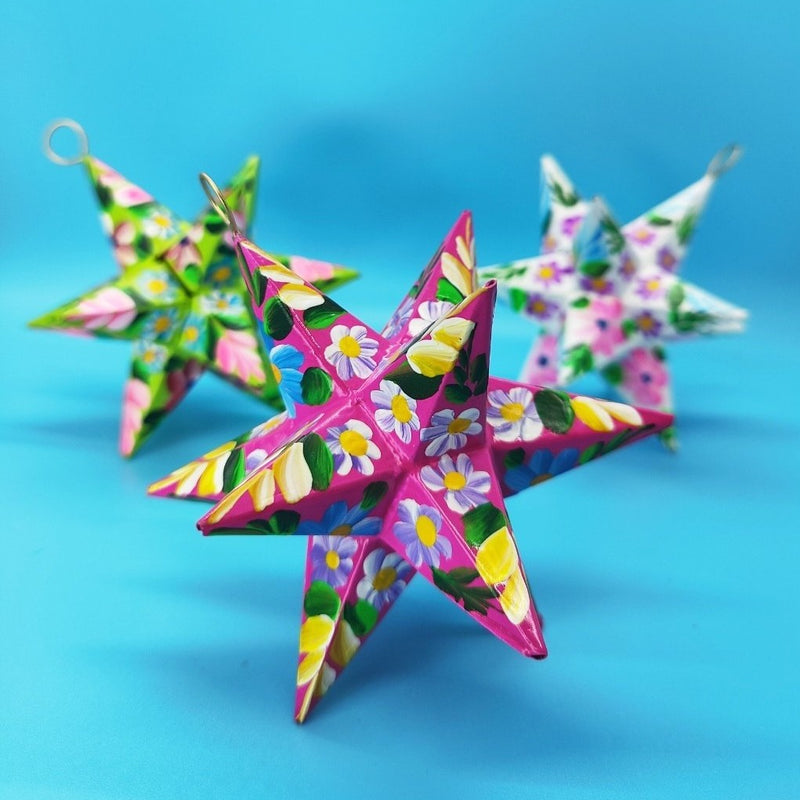 Floral Star Ornament
