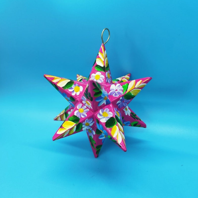 Floral Star Ornament