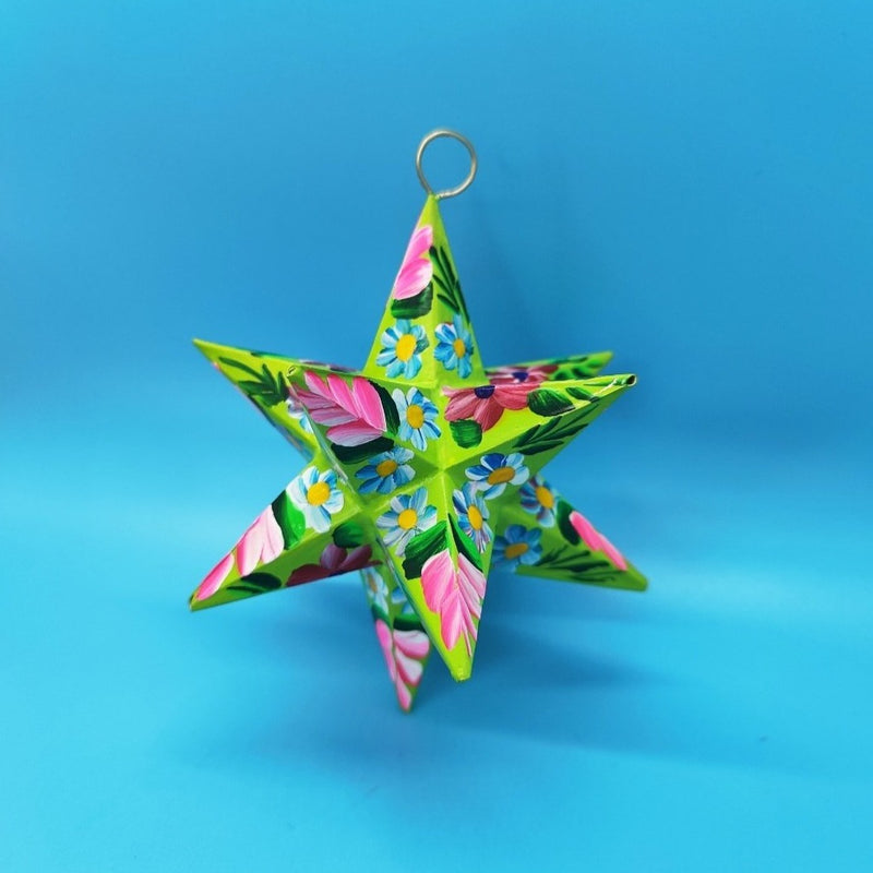 Floral Star Ornament