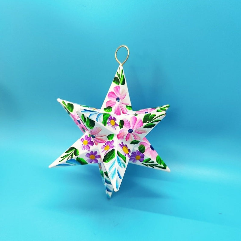 Floral Star Ornament