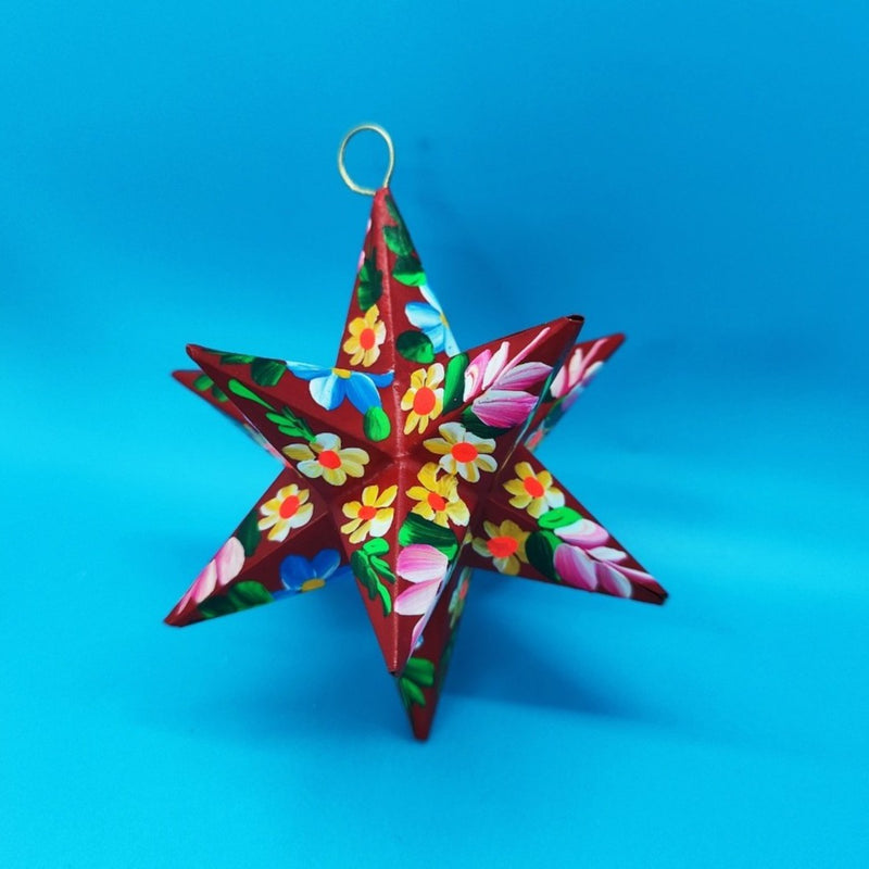 Floral Star Ornament