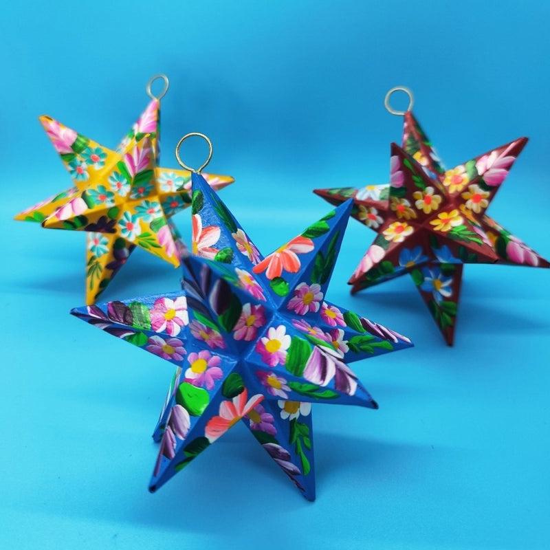 Floral Star Ornament