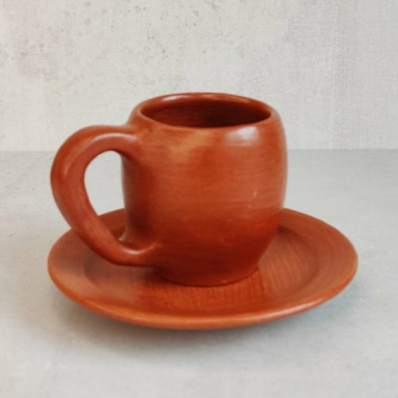 Barro Rojo: Saucer and Mug Set