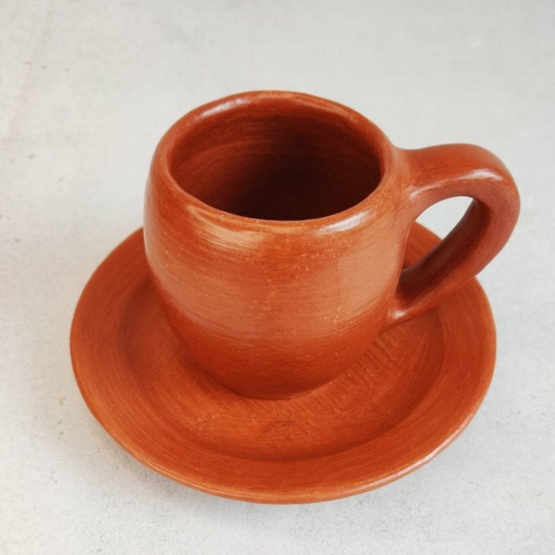 Barro Rojo: Saucer and Mug Set