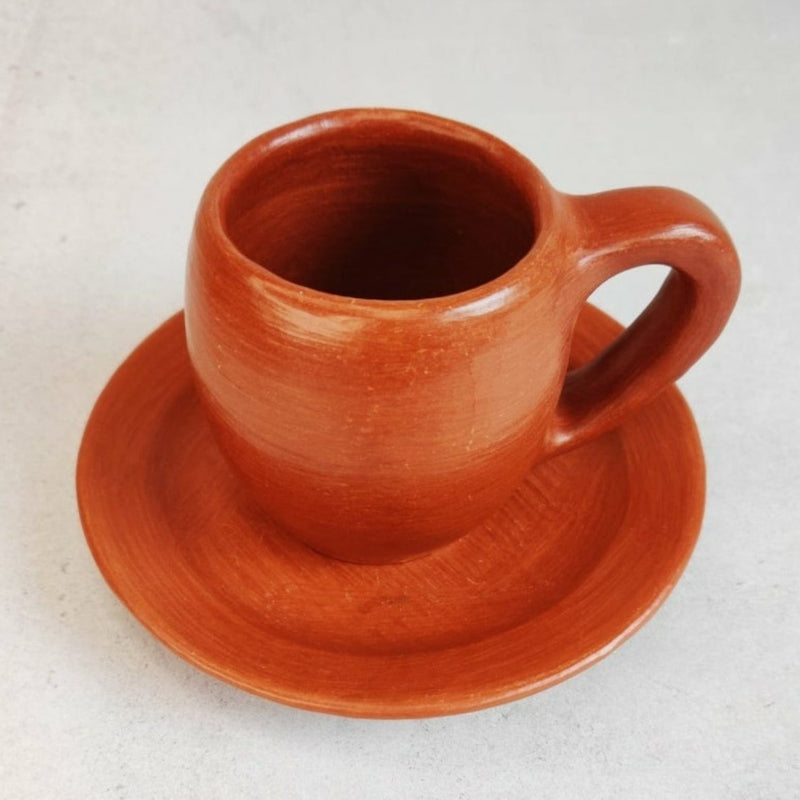 Barro Rojo: Saucer and Mug Set