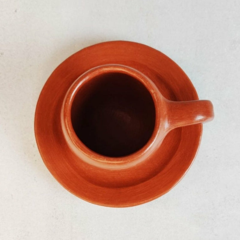 Barro Rojo: Saucer and Mug Set