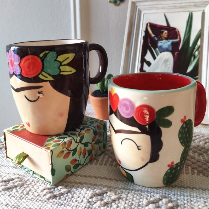 Frida Cactus Mug (tall)