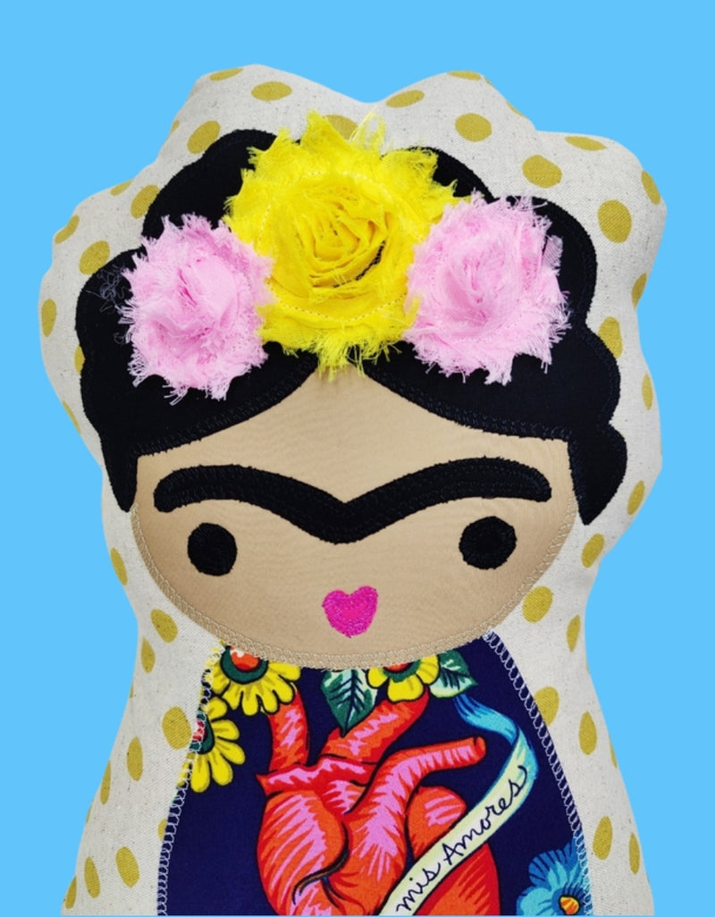 Frida Fabric Pillow Dolls