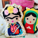 Frida Fabric Pillow Dolls